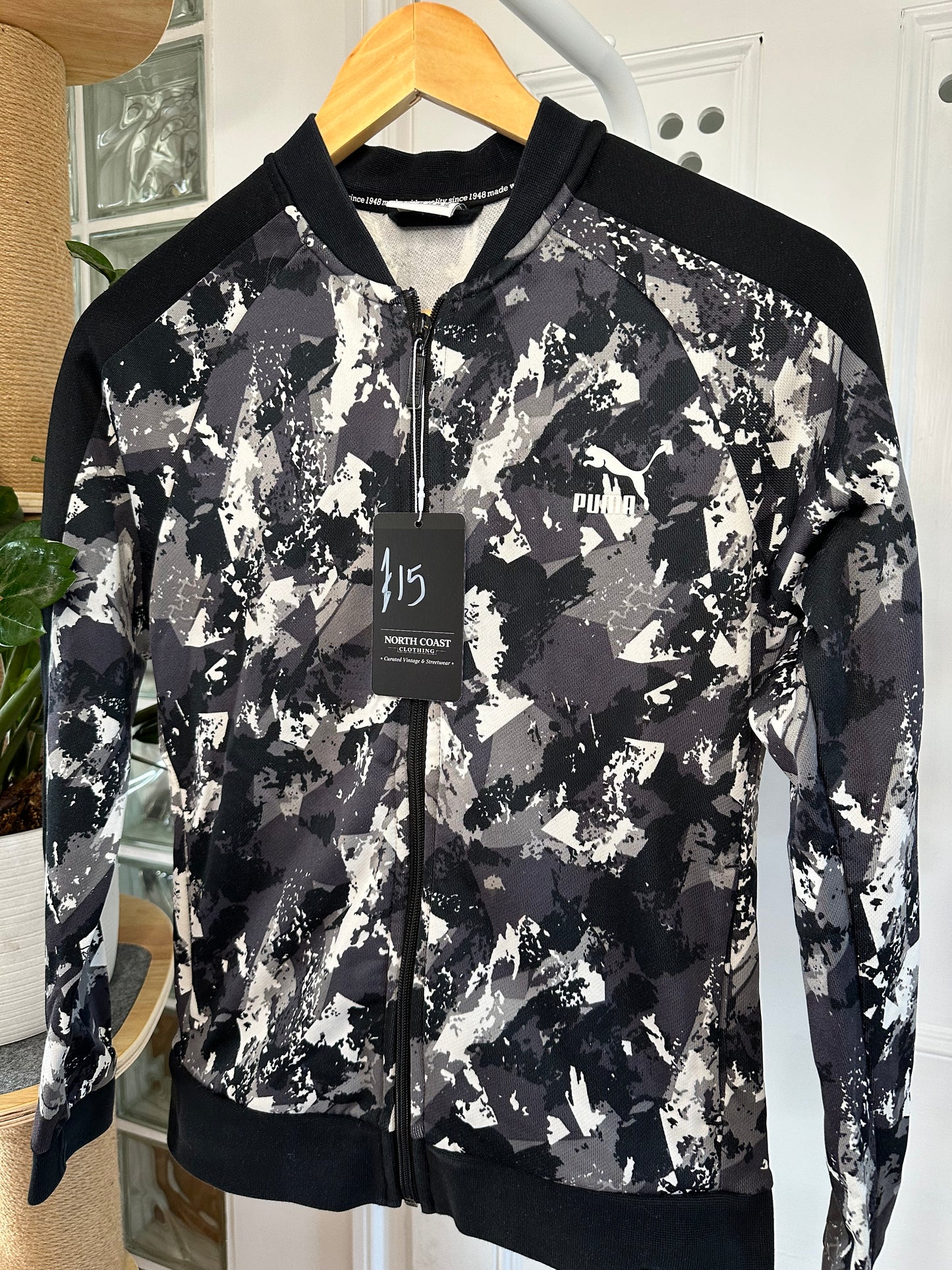 Puma Camo Track Jacket - Women’s Small Fitted