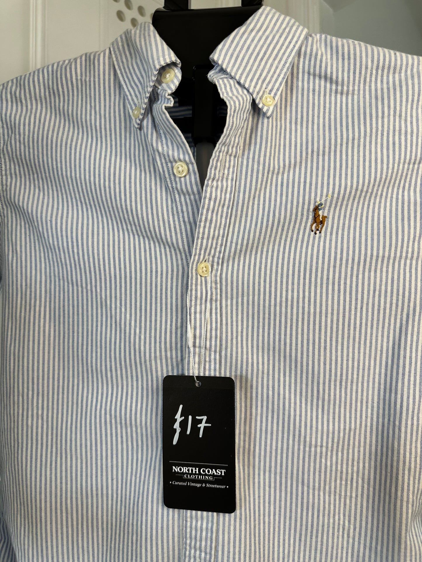 Ralph Lauren Skinny Fit Striped Shirt - Women’s Small