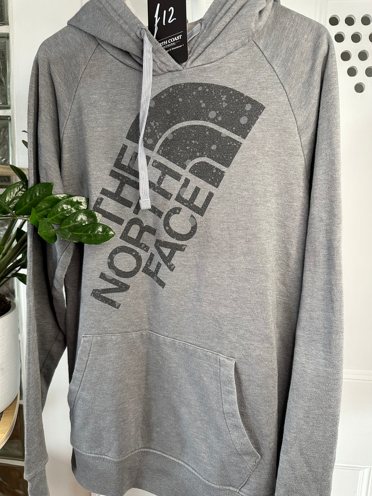 The North Face Women’s Grey Graphic Hoodie – Size M