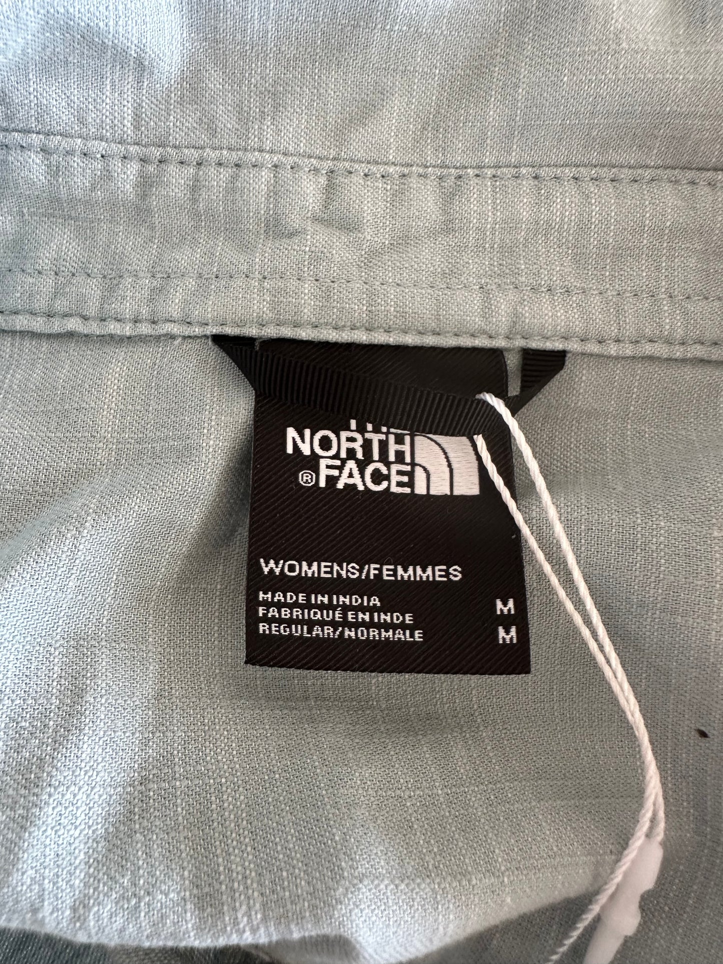 The North Face Cotton Summer Shirt Dress Women’s Medium - Pale Blue
