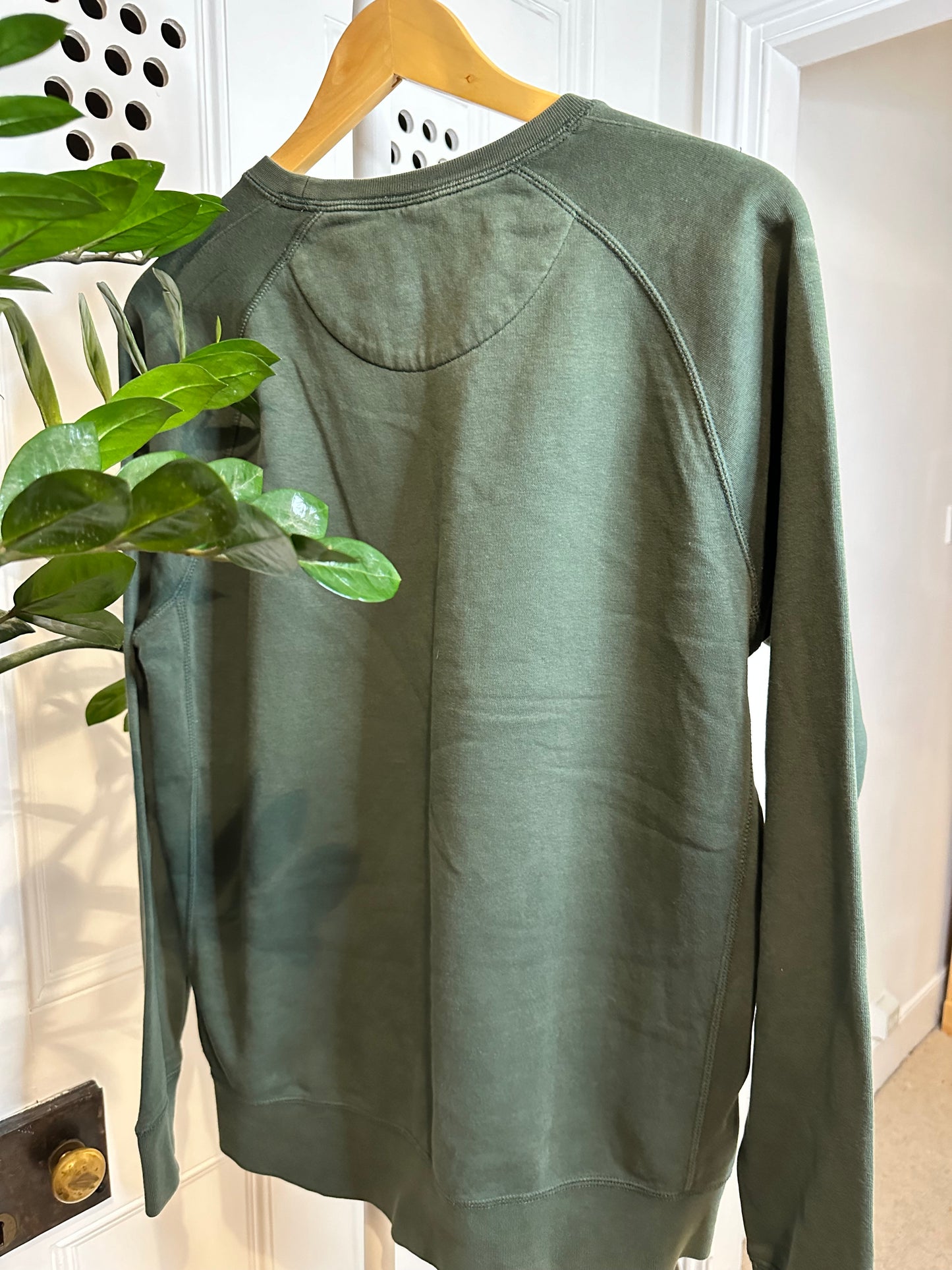 Nike Air Jordan Sweatshirt Jumper in Green - Size Medium