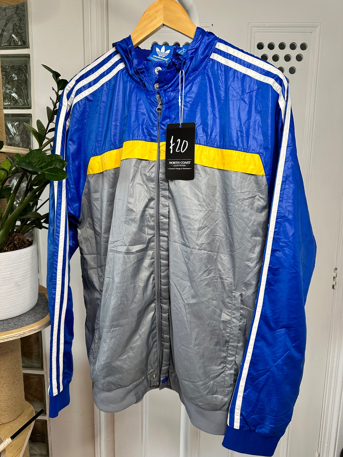 Adidas Retro Style Windbreaker - Men’s Medium