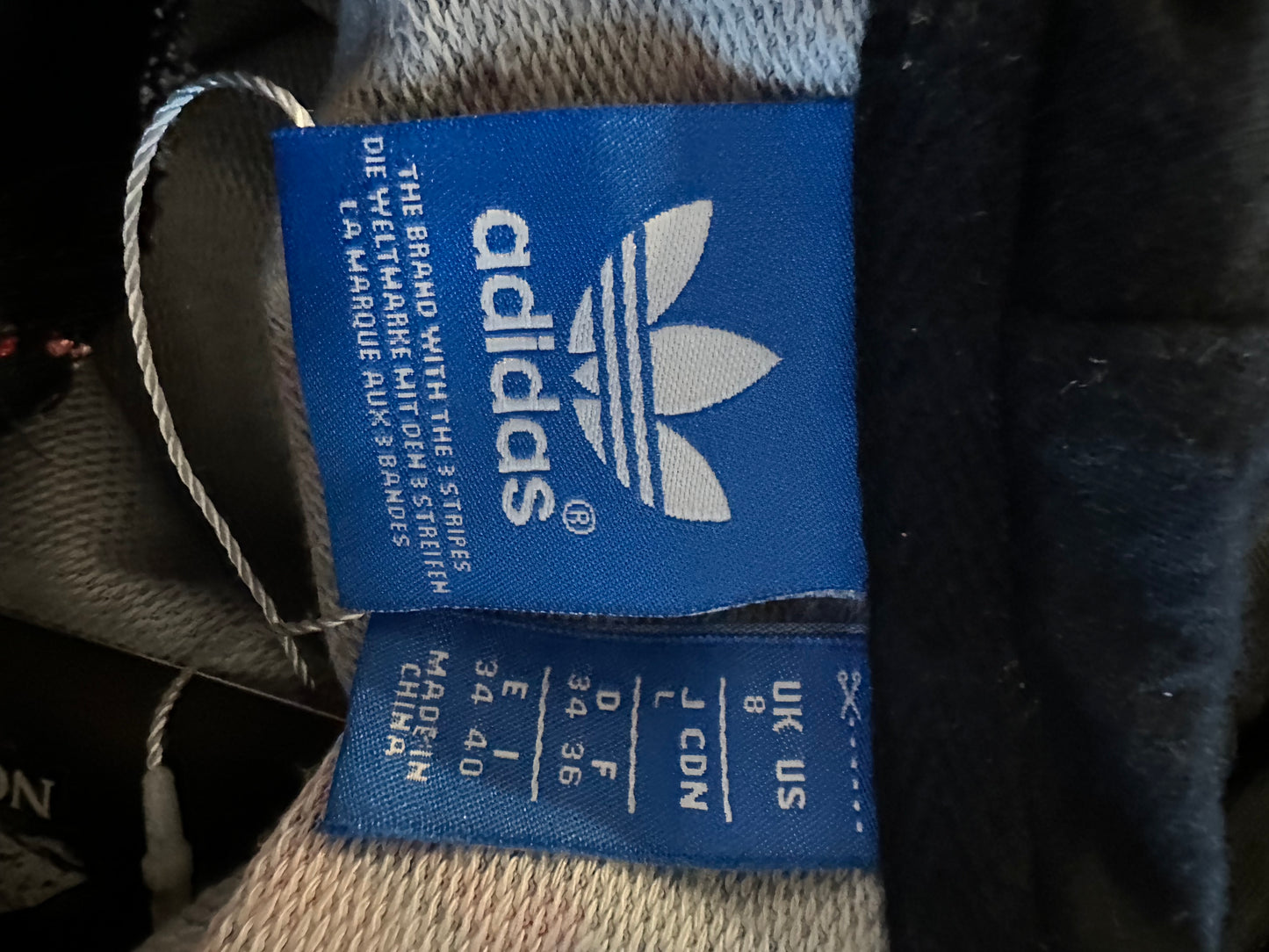 Adidas Black / Floral Hoodie - Women’s Small