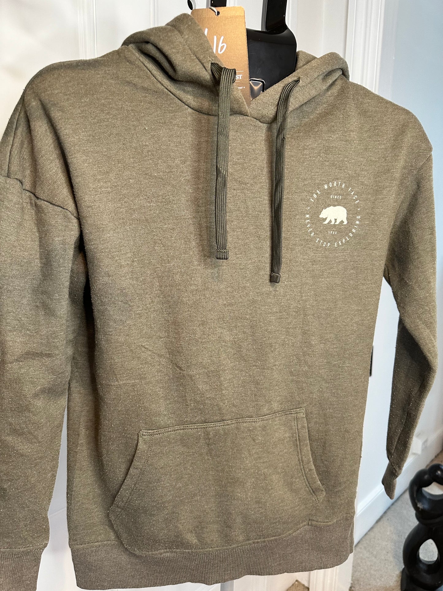 The North Face Khaki Hoodie in Women’s Small