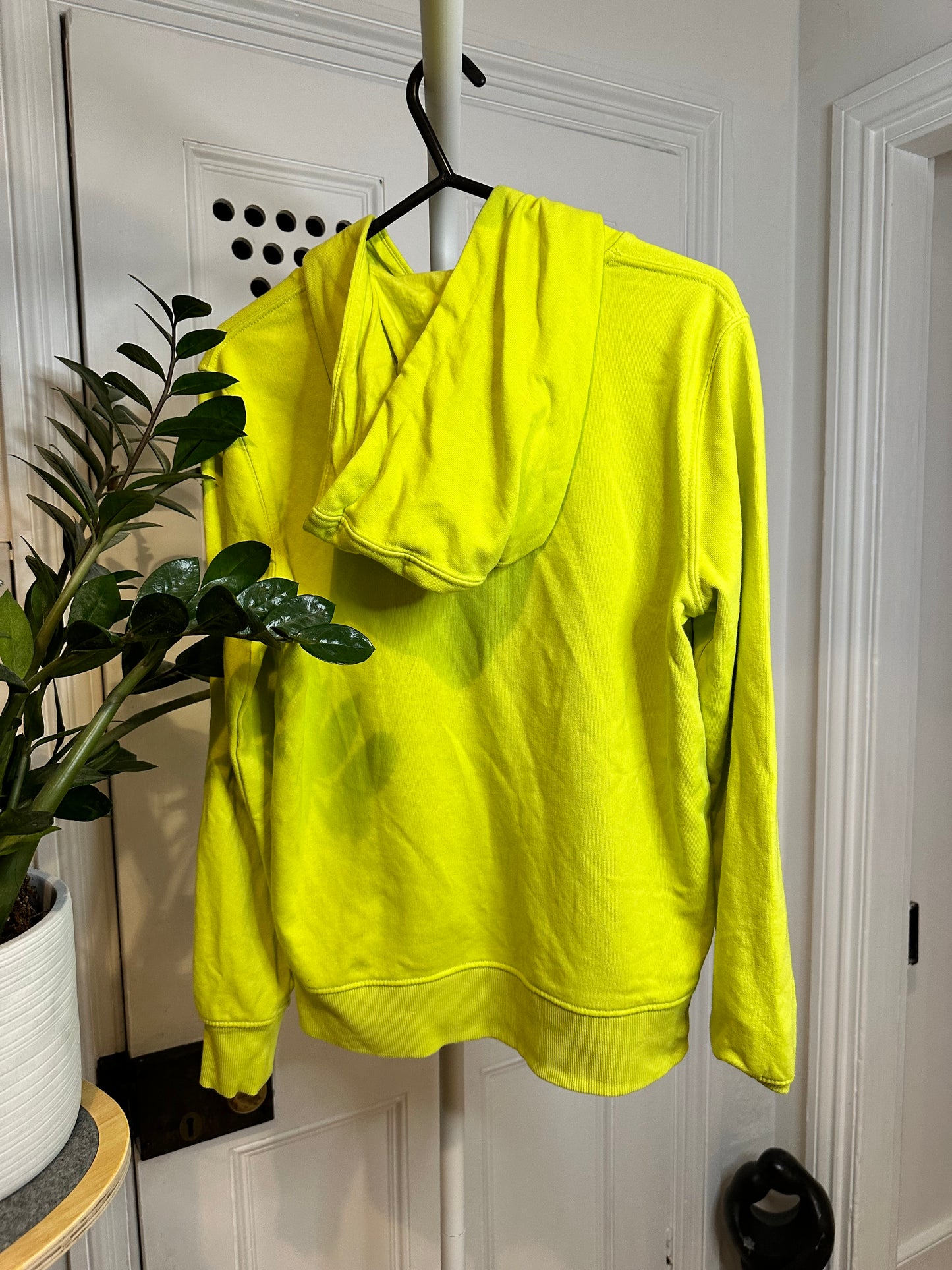 Diadora Bright Lime Green Hoodie - Size XL