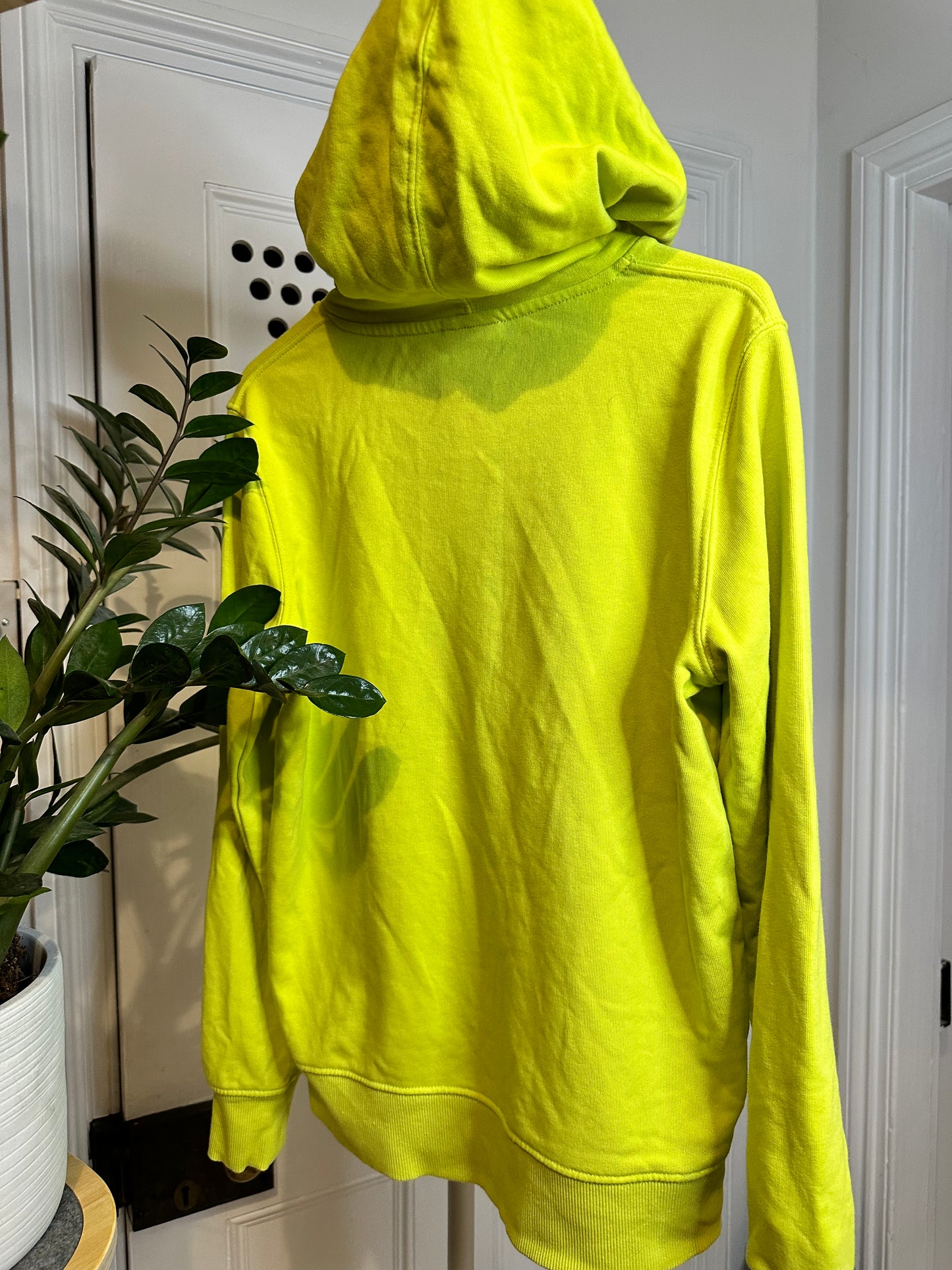 Diadora Bright Lime Green Hoodie - Size XL