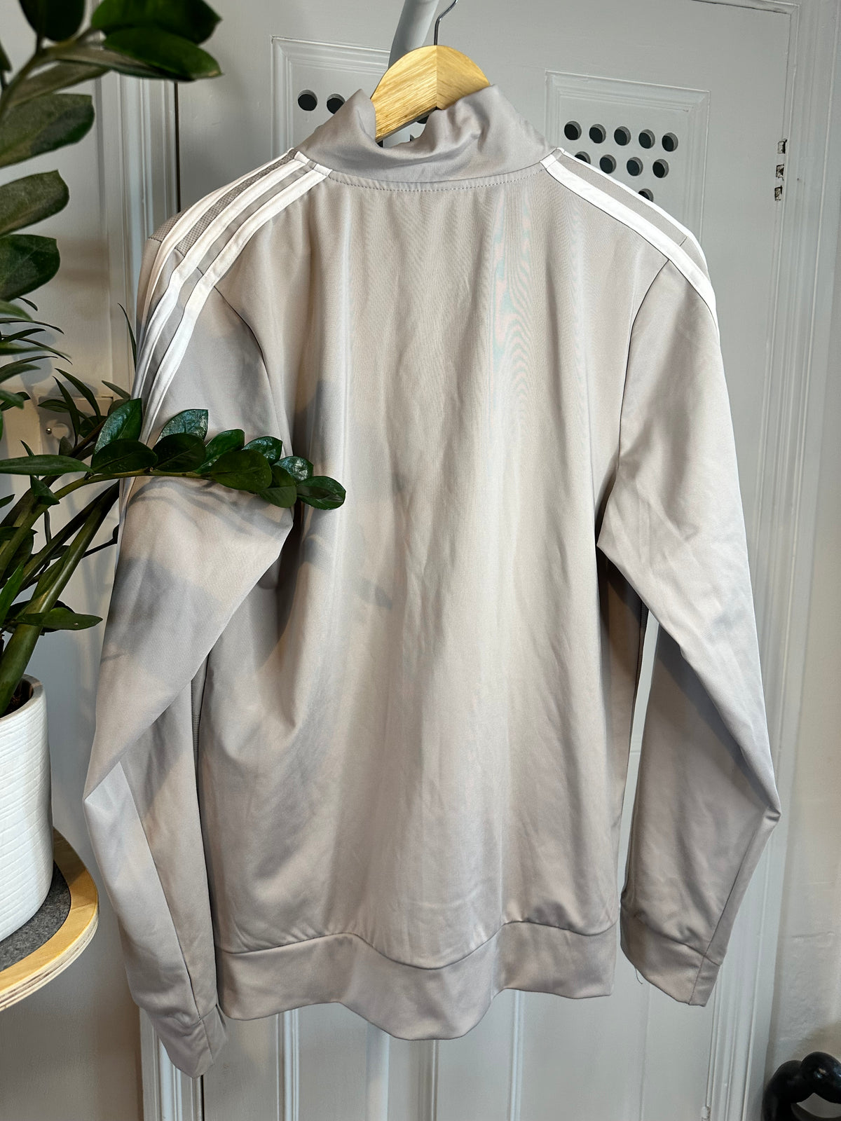 Adidas Originals Men’s Graphic Track Jacket – Grey/White – Size L