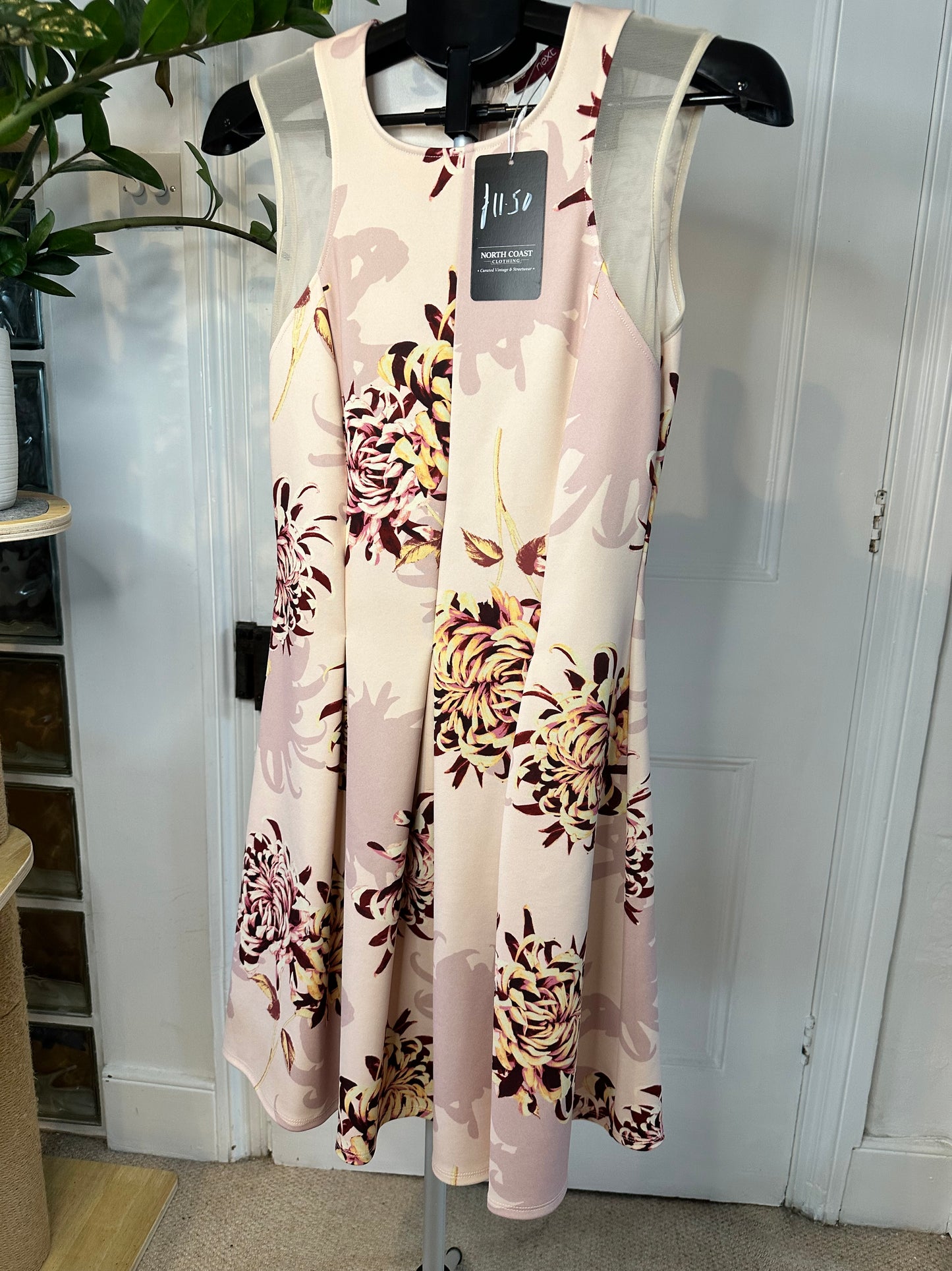 Next Midi Dress Women’s size 10 - Dusky Pink Floral
