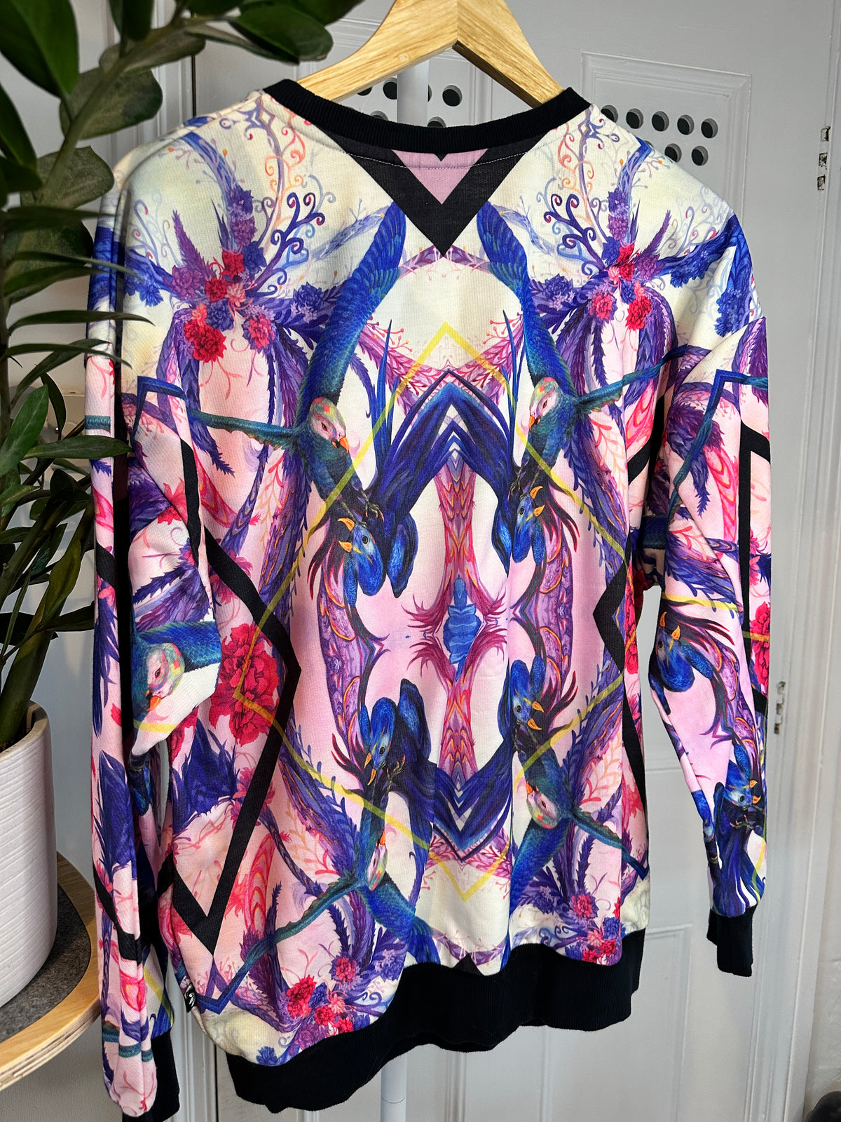 Adidas Originals All-Over Peacock Floral Print Sweatshirt – UK 14