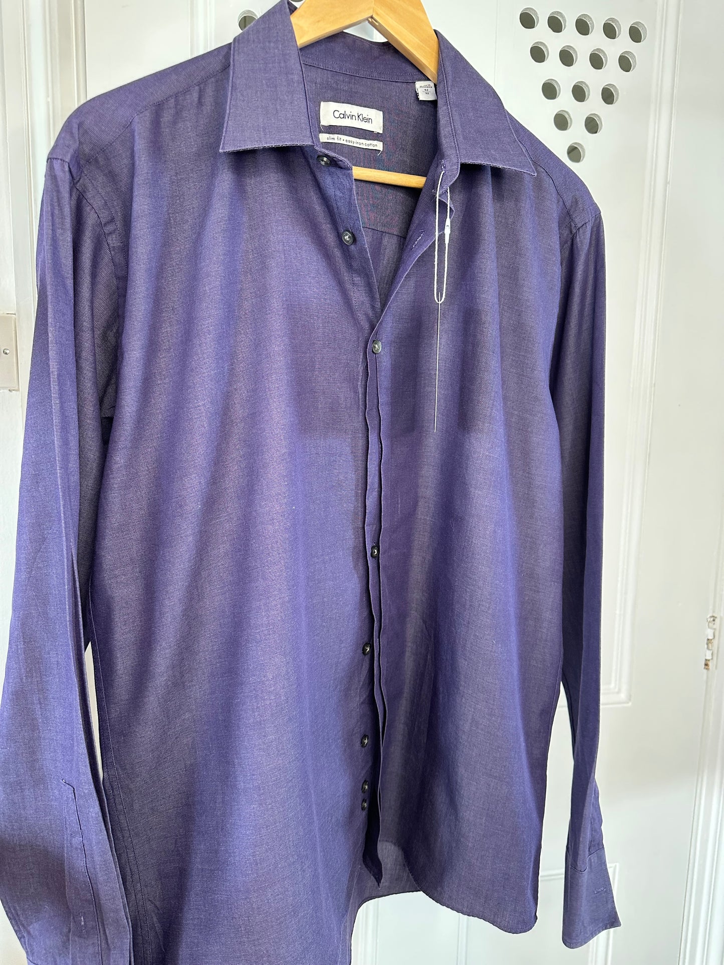 Calvin Klein Purple Shirt - Men’s Medium