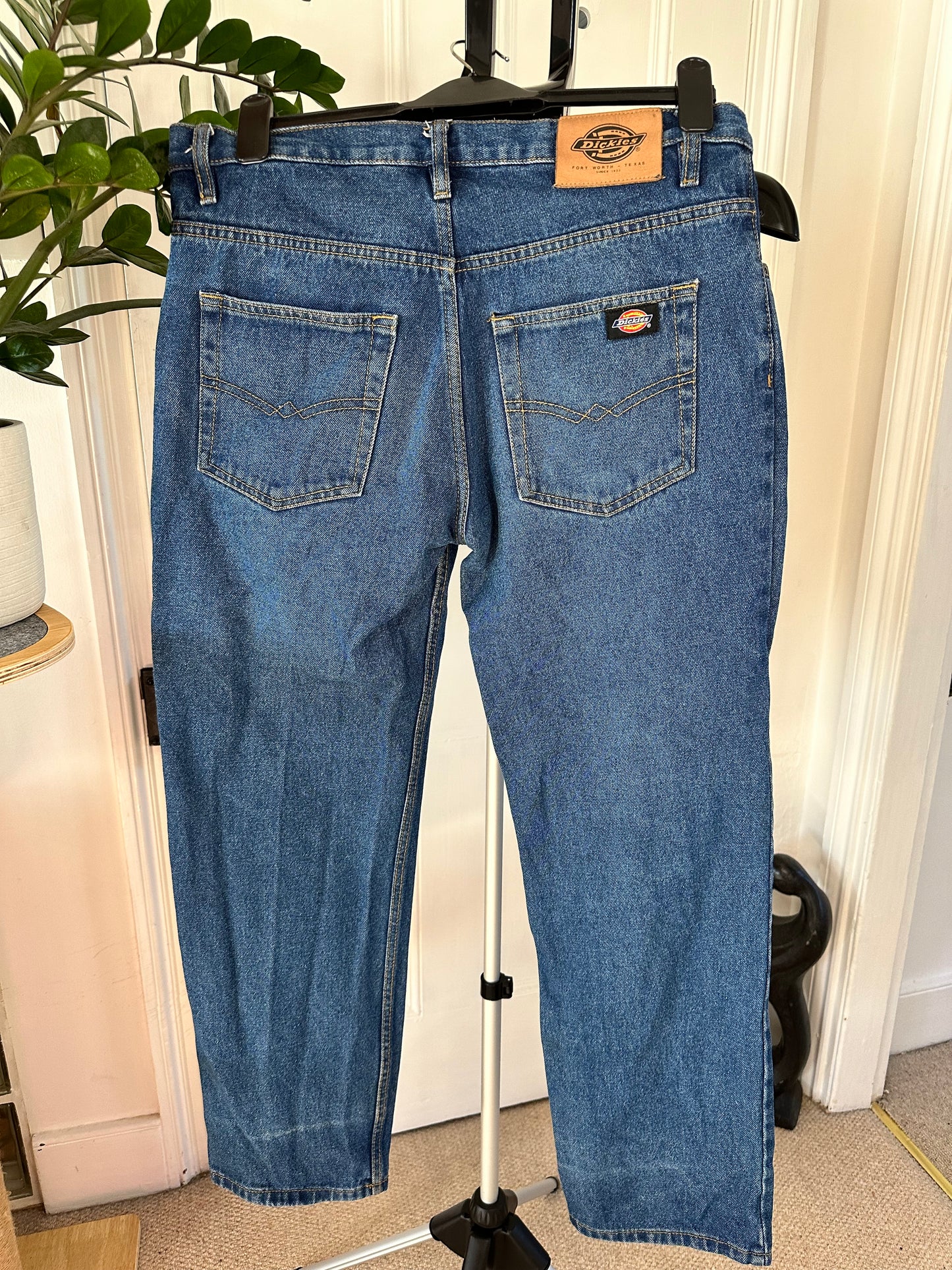 Dickies Dark Wash Blue Jeans - Waist 34 x Leg 32