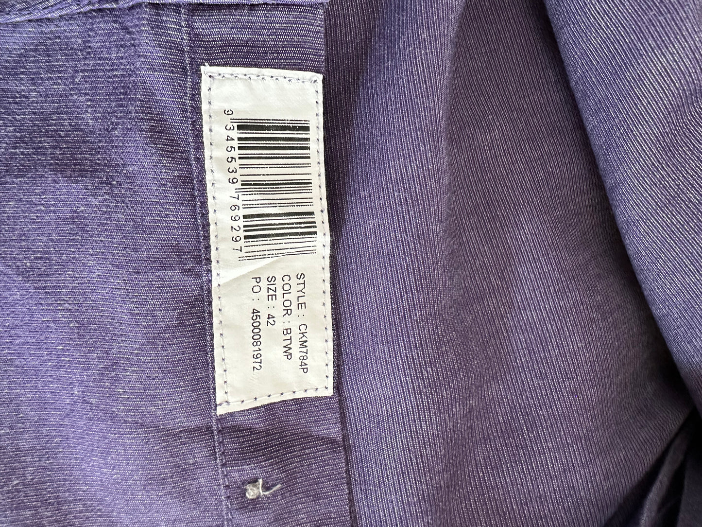 Calvin Klein Purple Shirt - Men’s Medium