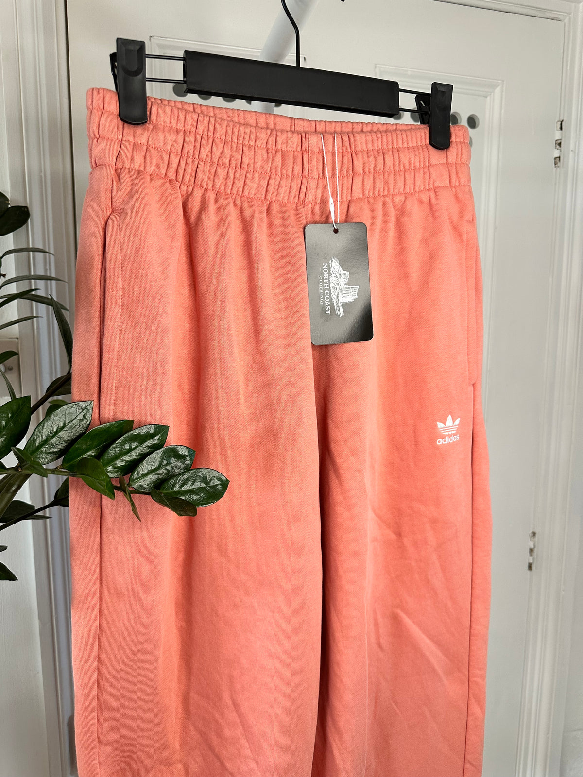 Adidas Originals Coral Pink Joggers – Women’s XS