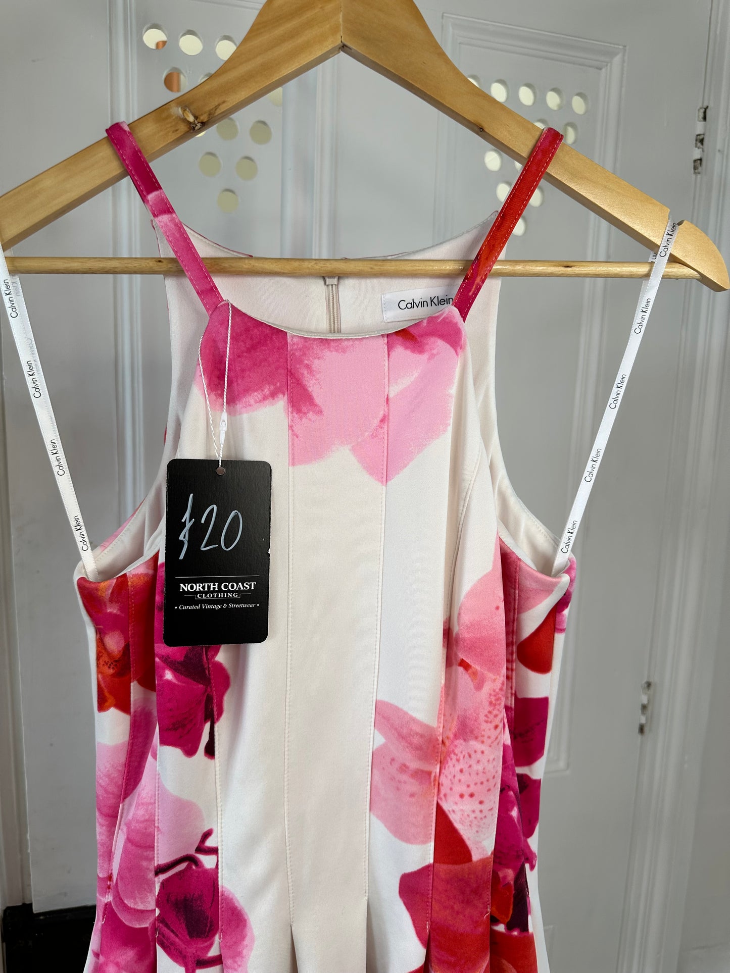 Calvin Klein Floral Lined Midi Dress - Women’s M / S