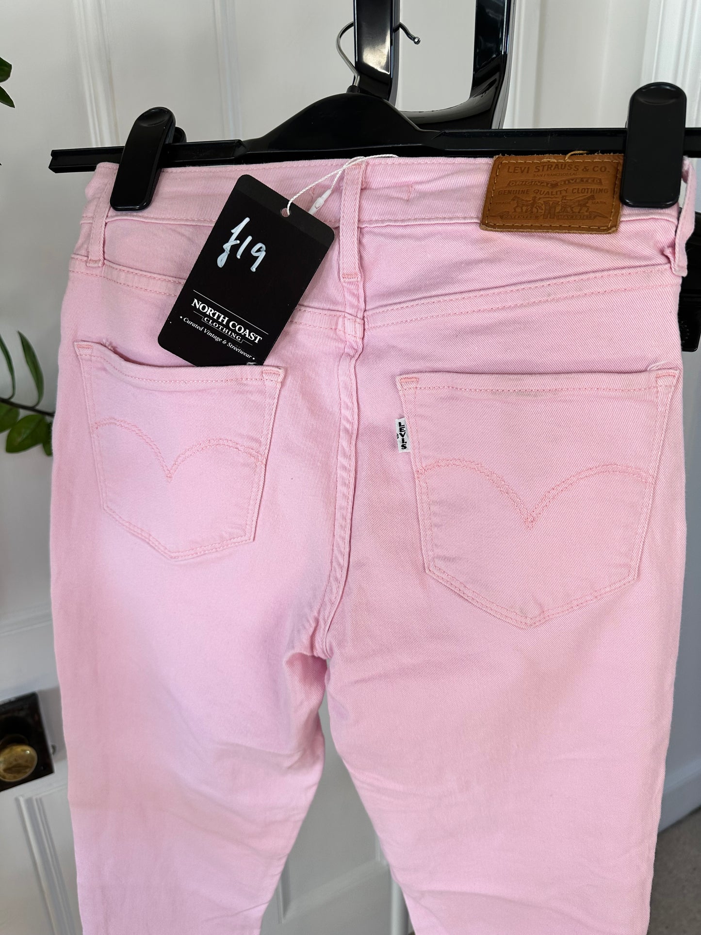 Levi’s Pink High Rise Skinny Jeans - Waist 25 x Leg 25