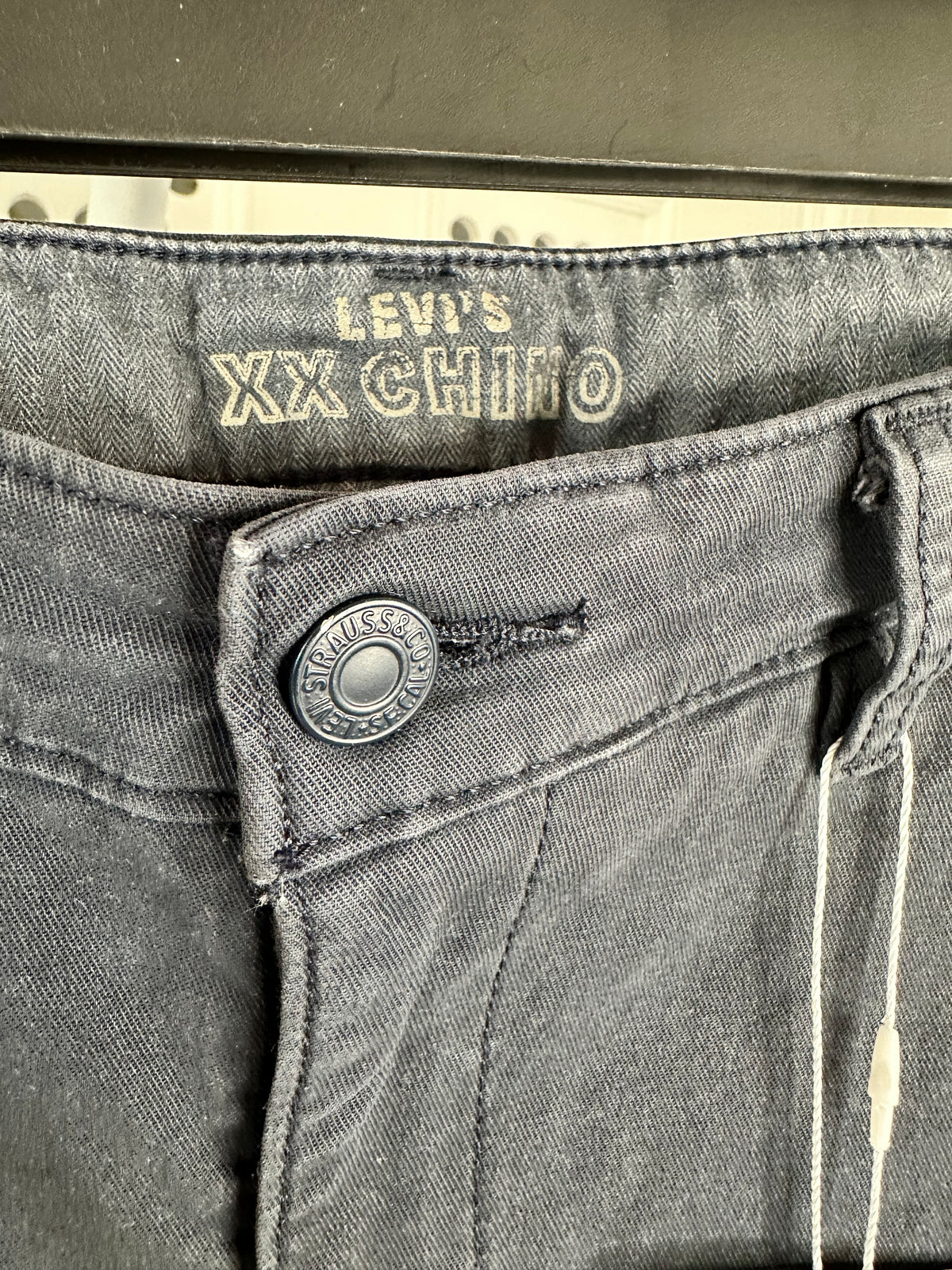 Levi’s XX Chino Slim Taper Trousers – Washed Black – W30 L34