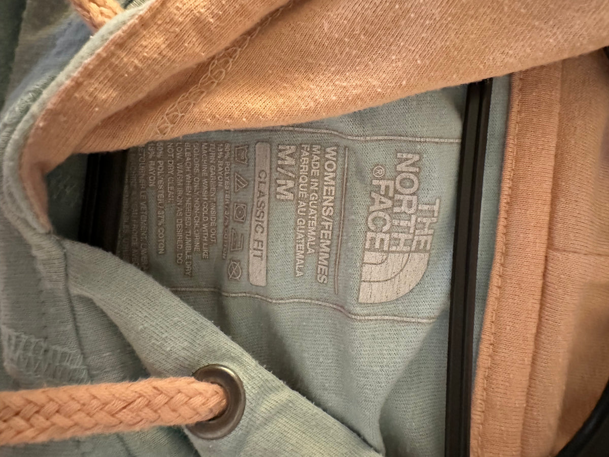The North Face “Never Stop Exploring” Hoodie – Mint Green – Women’s M