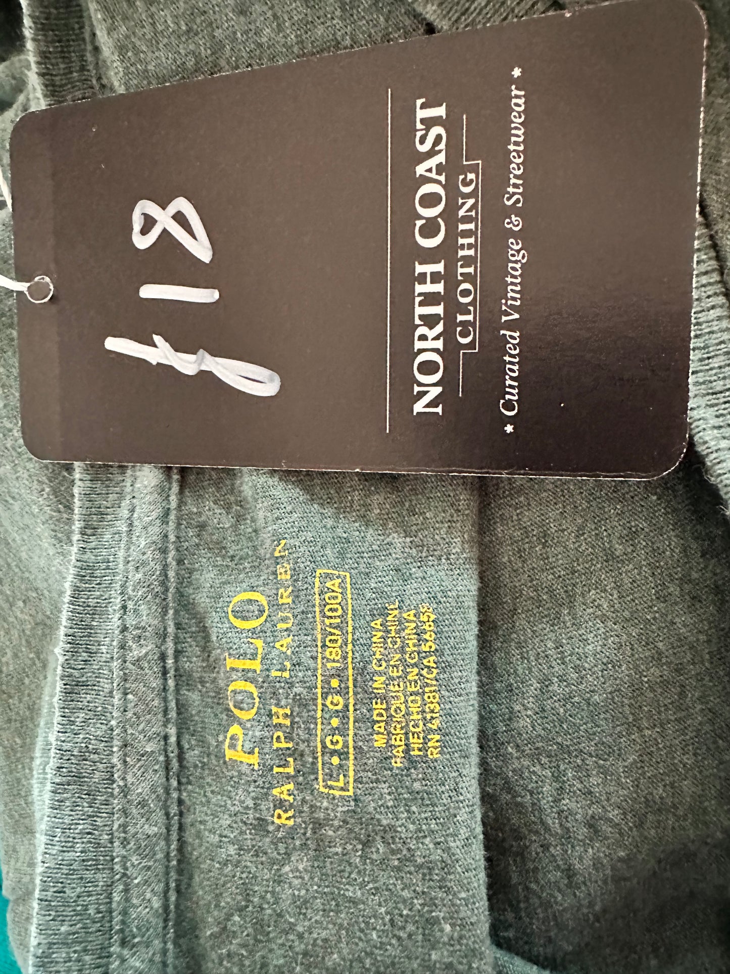 Ralph Lauren Polo l/s T-shirt Men’s Large - Dark Green