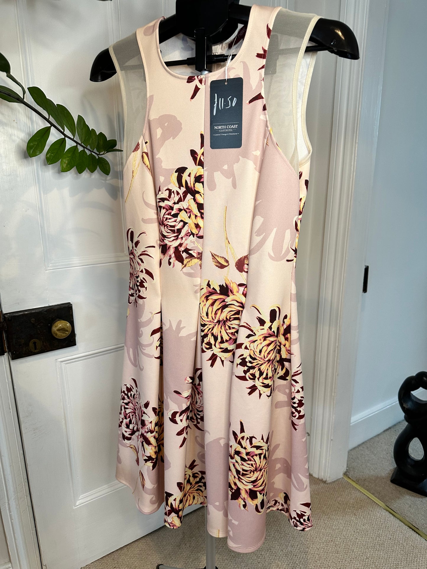 Next Midi Dress Women’s size 10 - Dusky Pink Floral