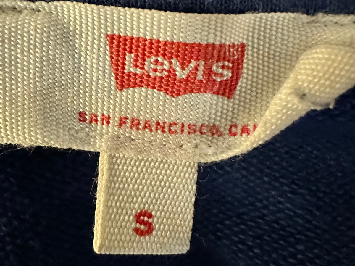 Levi’s Leopard Print Sweatshirt – Blue & Pink – Size S