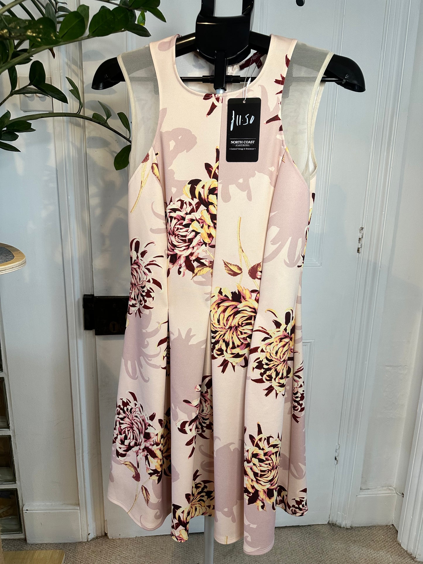 Next Midi Dress Women’s size 10 - Dusky Pink Floral