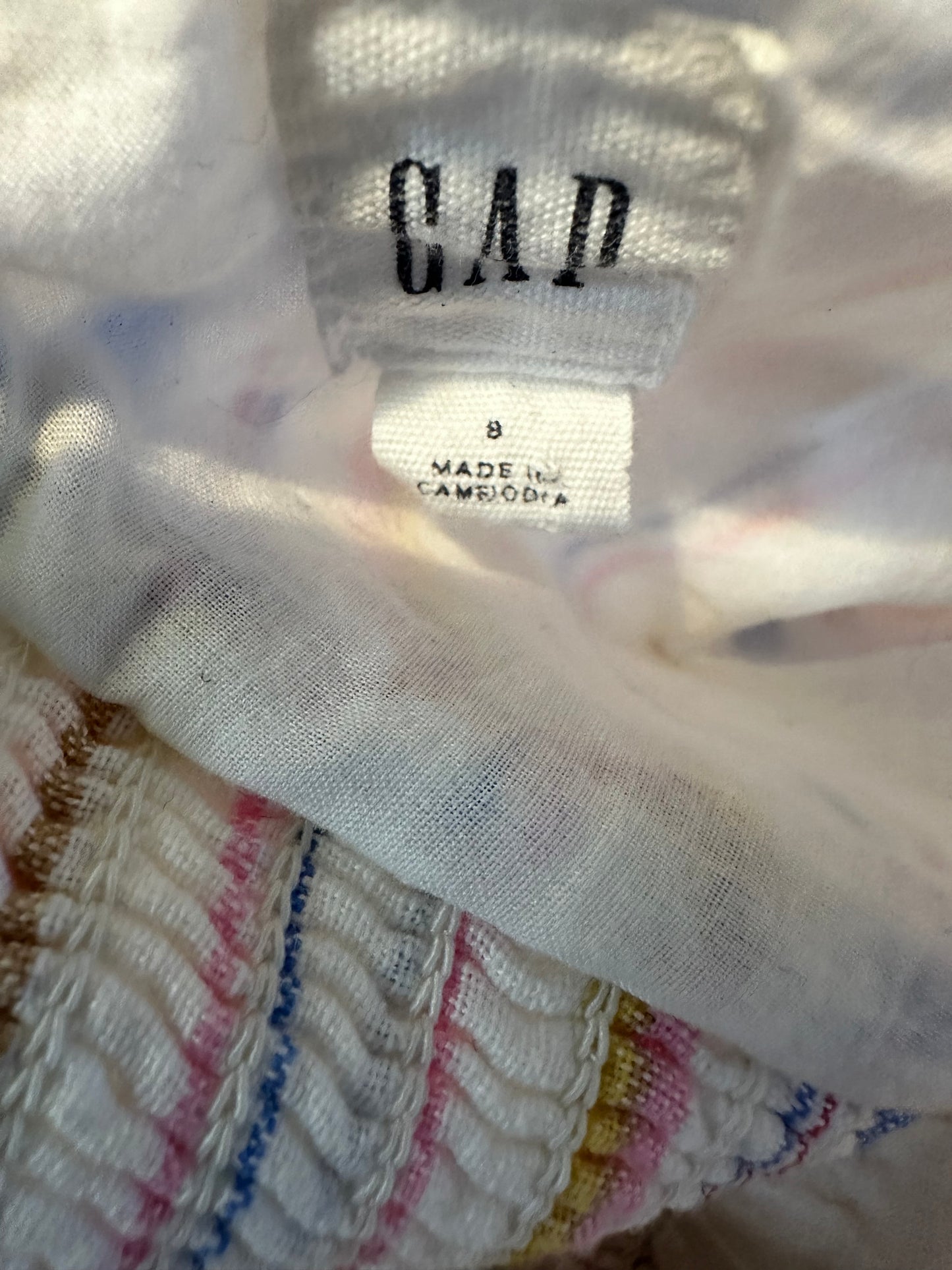 GAP Linen Blend Summer Midi Dress - Size 8