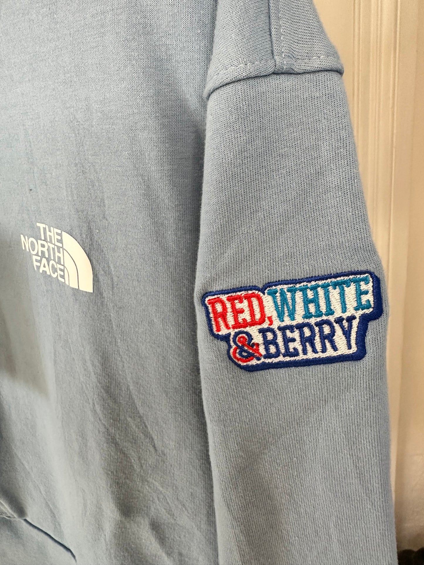The North Face x Smirnoff Quarter Zip Jumper Baby Blue Women’s Medium