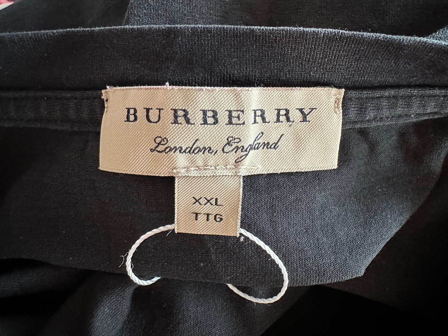 Burberry T-shirt Size Small in Black