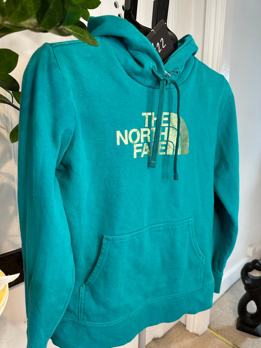 The North Face Hoodie Women’s Medium - Teal/Gold