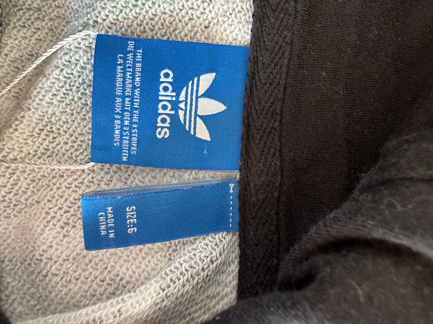 Adidas Flower Design Cropped Hoodie Women’s XS