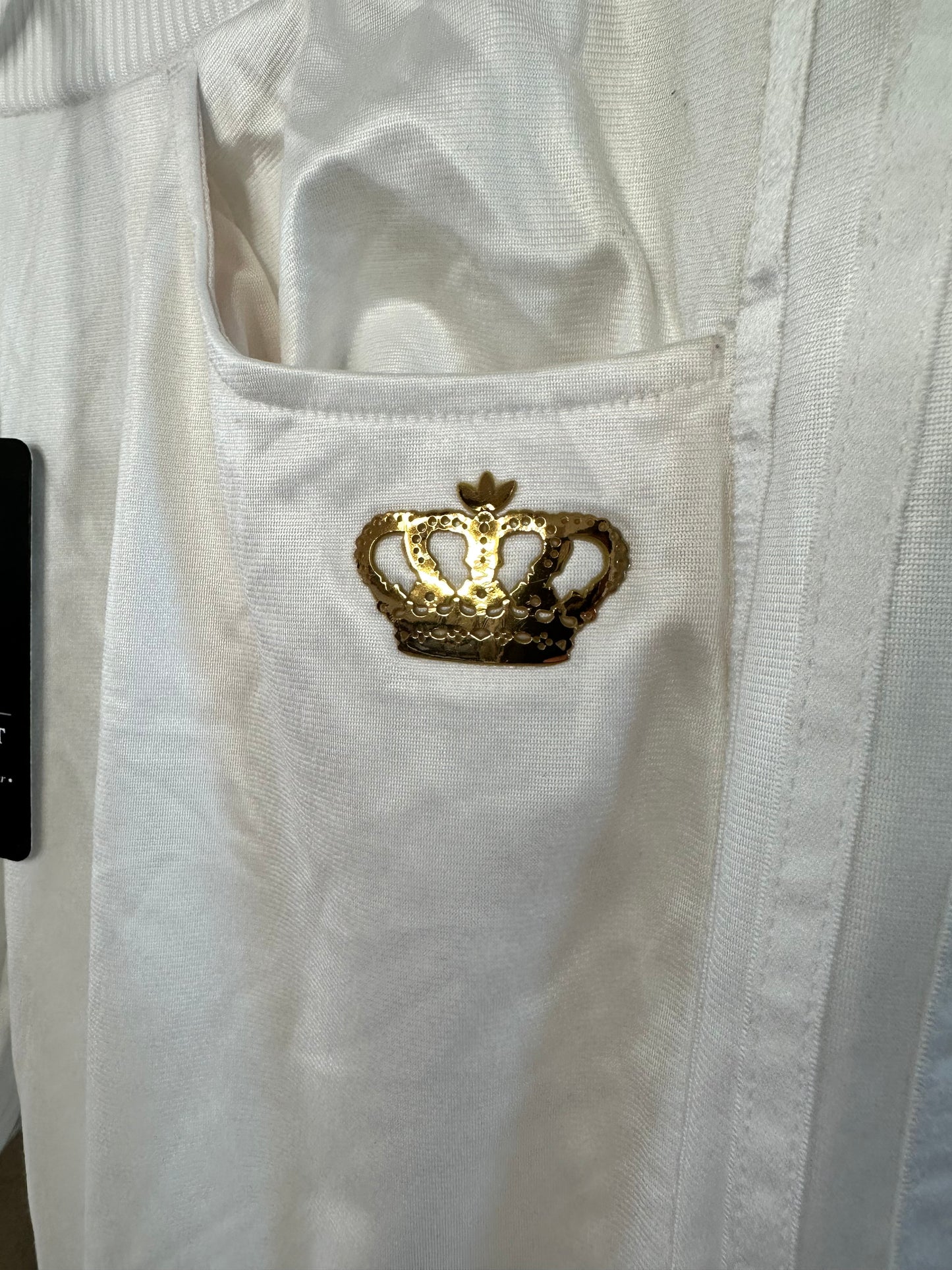 Adidas x Missy Elliot ‘Respect Me’ Joggers Track Pants.White with Gold Poppers. 34x32. Y2K Classics.