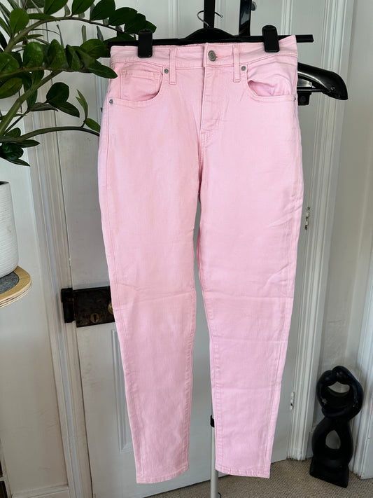 Levi’s Pink High Rise Skinny Jeans - Waist 25 x Leg 25