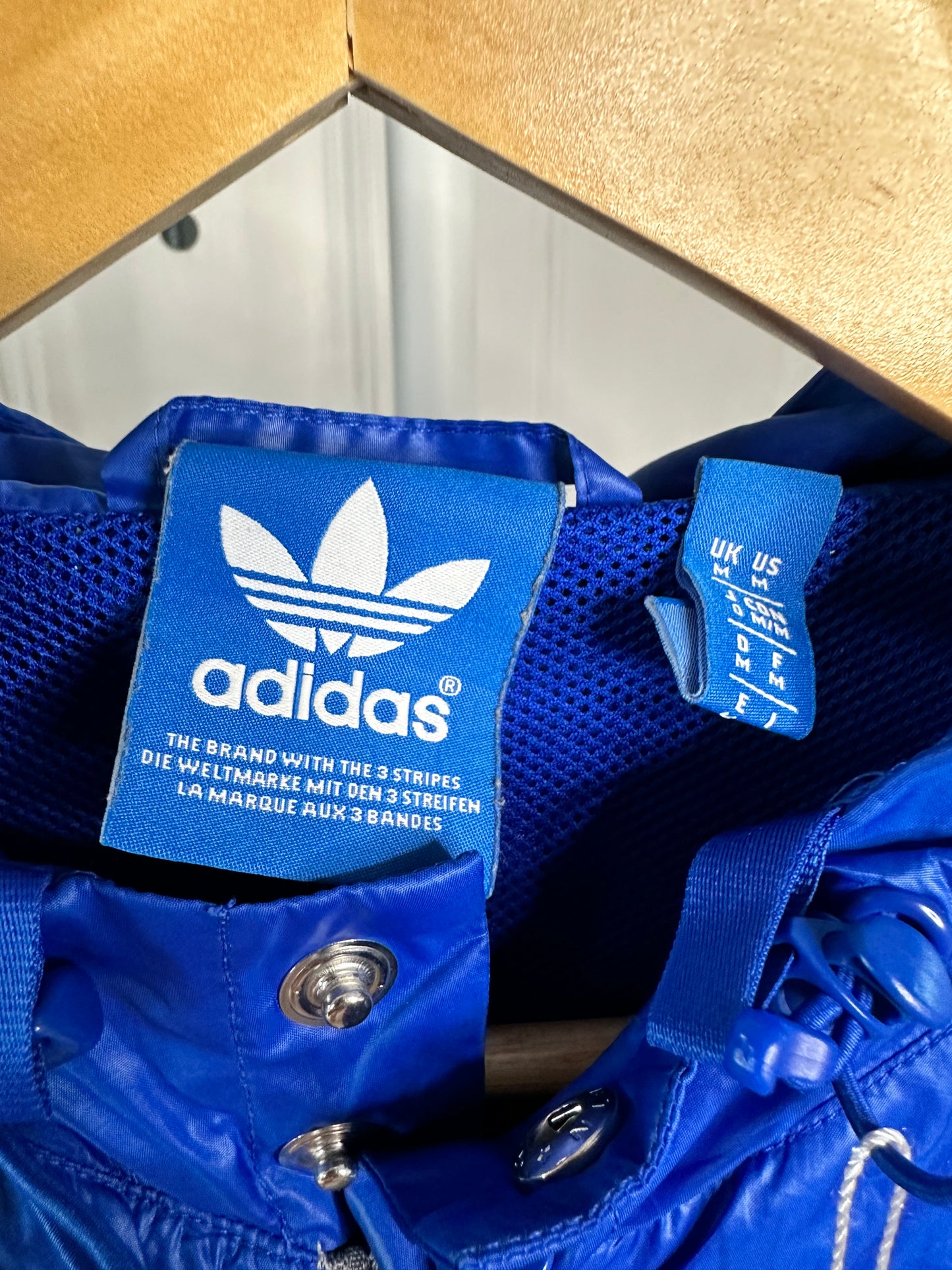 Adidas Retro Style Windbreaker - Men’s Medium