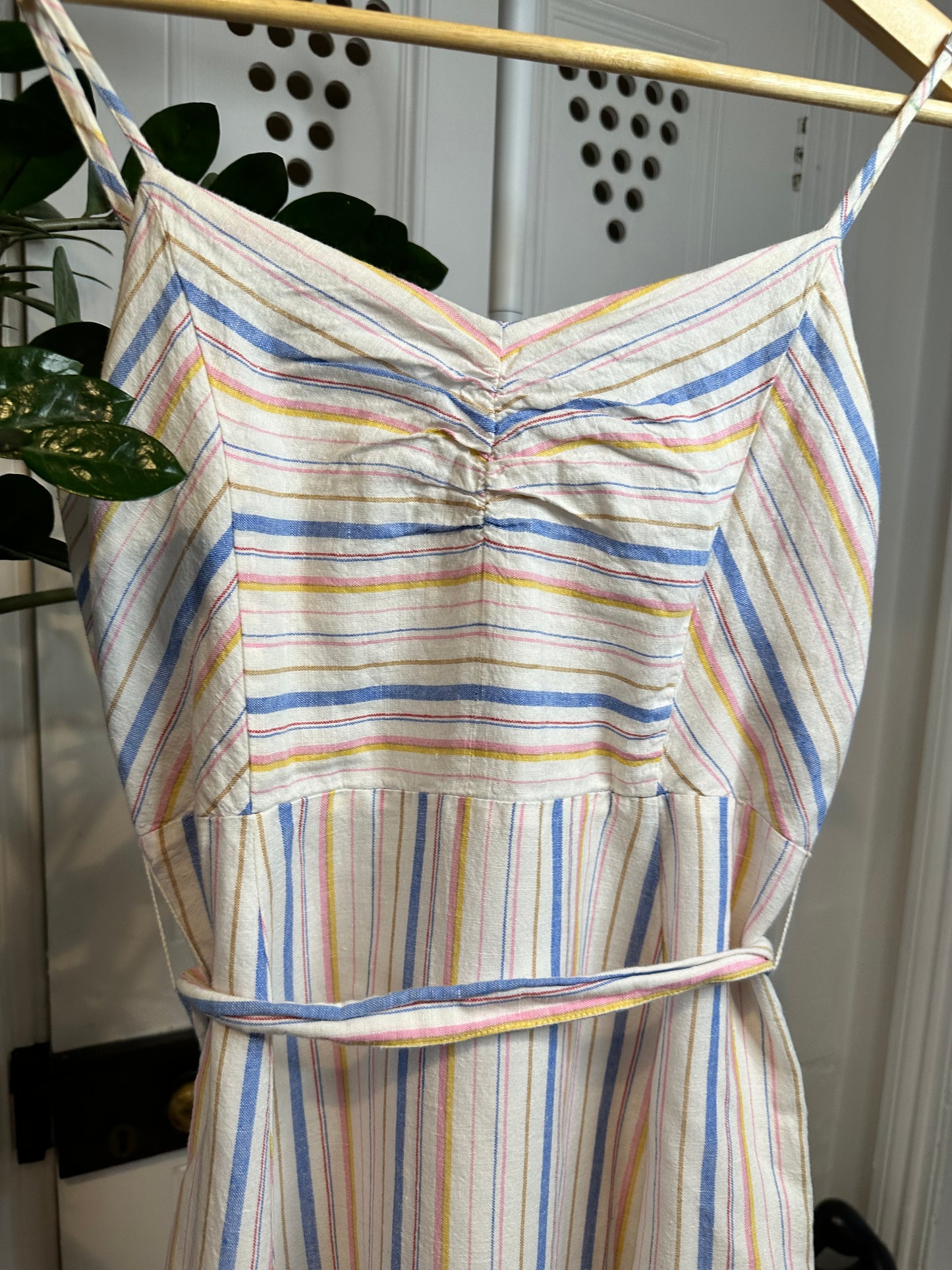 GAP Linen Blend Summer Midi Dress - Size 8