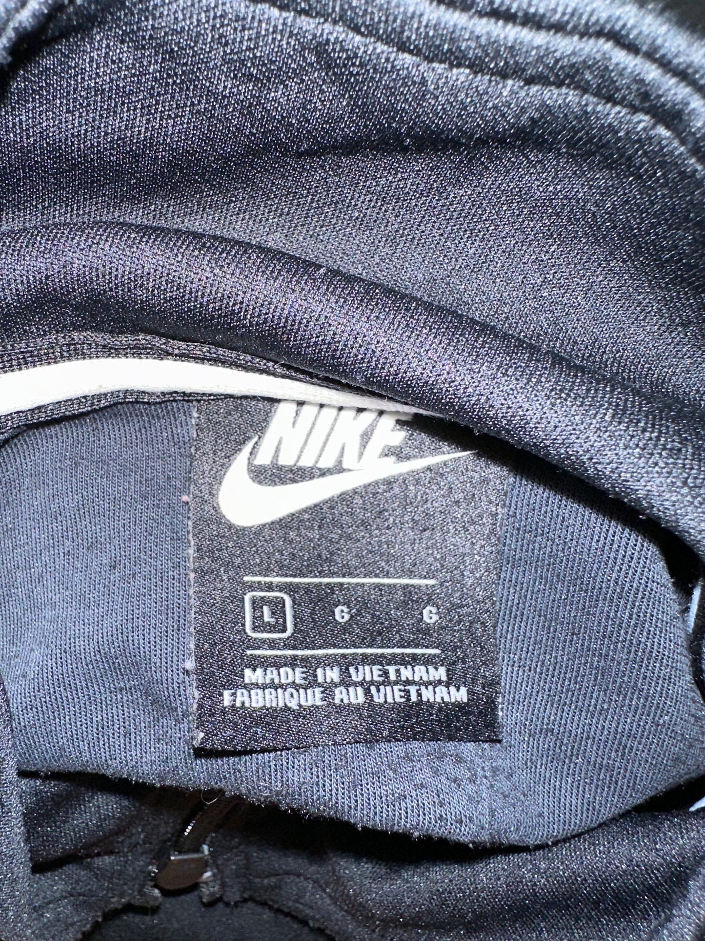 Nike Full Zip Black Track Jacket in Men’s Large