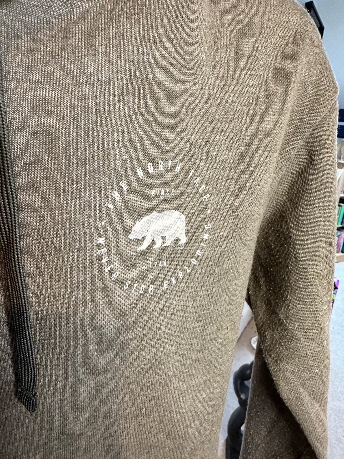 The North Face Khaki Hoodie in Women’s Small