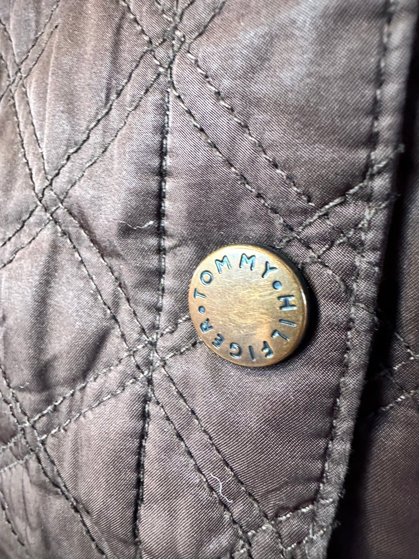 Tommy Hilfiger Quilted Jacket in Women’s Large - Brown
