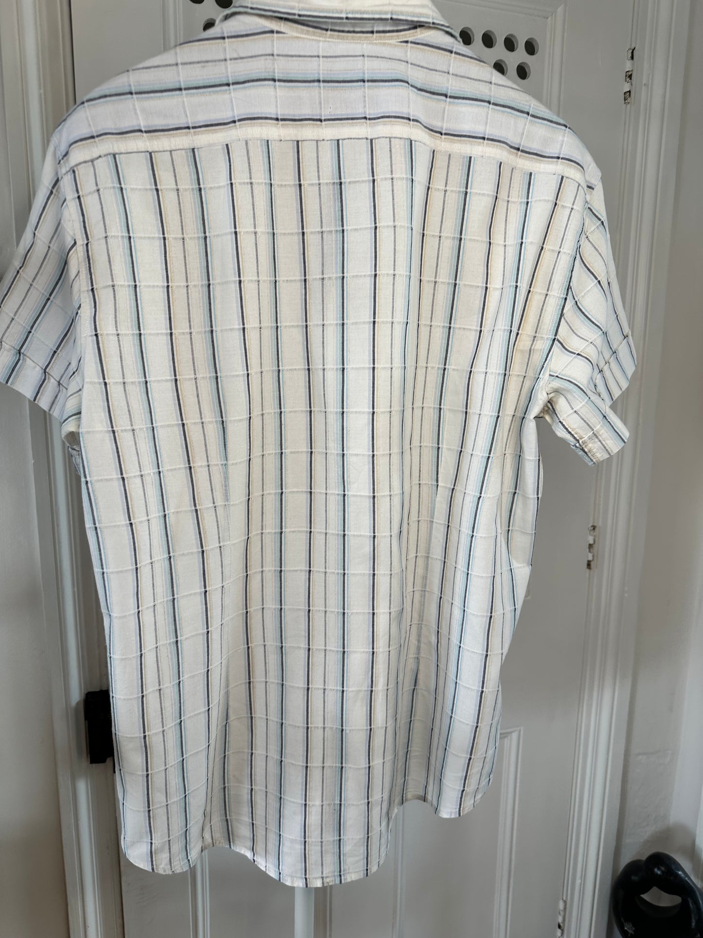 Marlboro Classics Vintage Short Sleeve Striped Shirt - Men’s Large