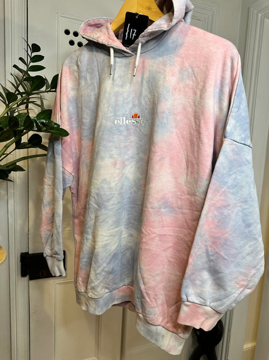 Ellesse Rainbow Wash Hoodie - Women’s Medium Relaxed Fit