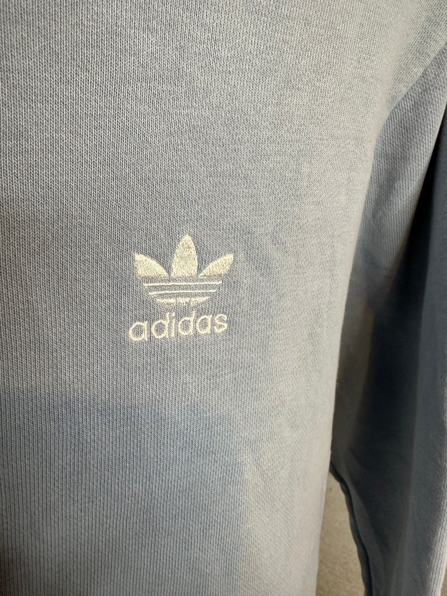 Adidas Sky Blue Hoodie in a Men’s Large