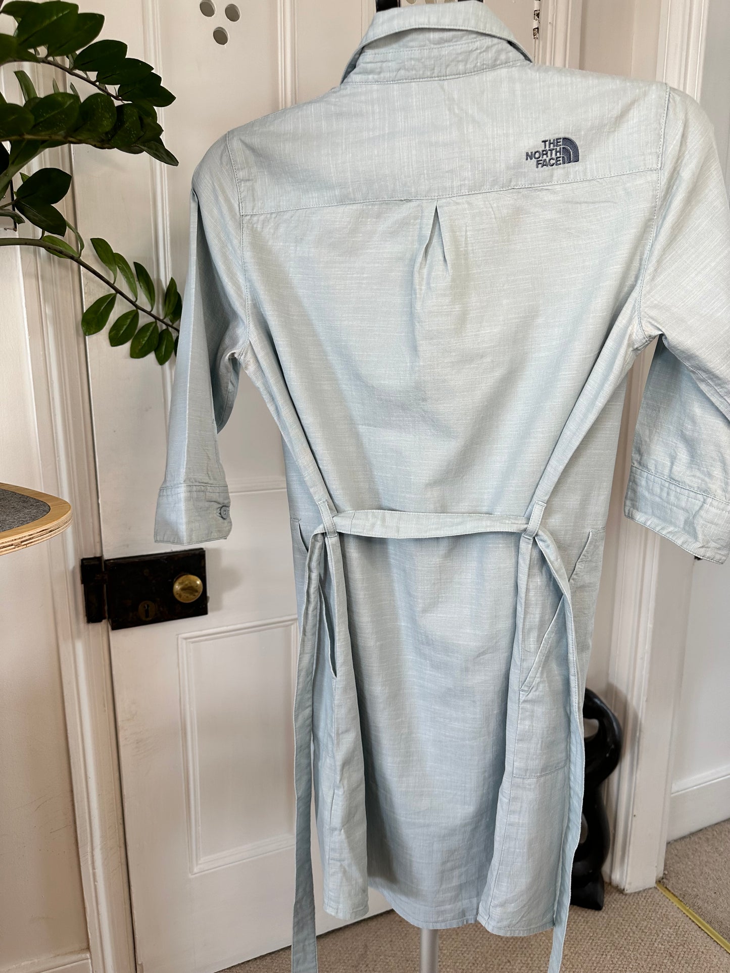 The North Face Cotton Summer Shirt Dress Women’s Medium - Pale Blue