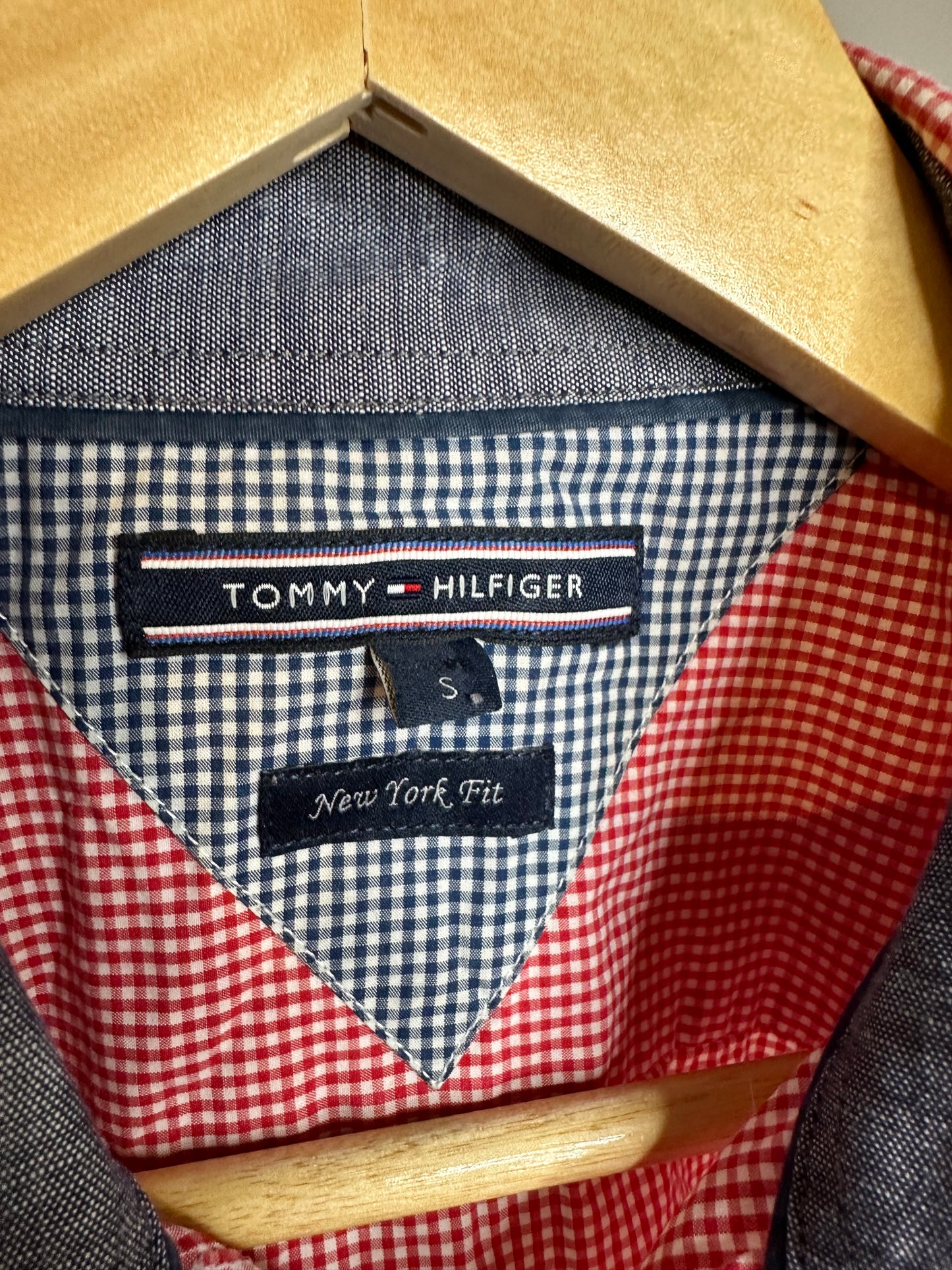Tommy Hilfiger Red /White Gingham Shirt - Men’s Small