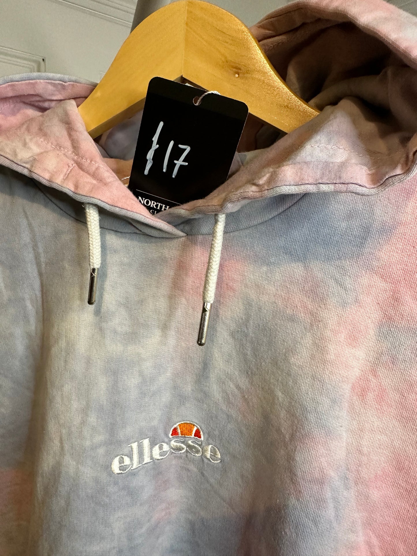 Ellesse Rainbow Wash Hoodie - Women’s Medium Relaxed Fit