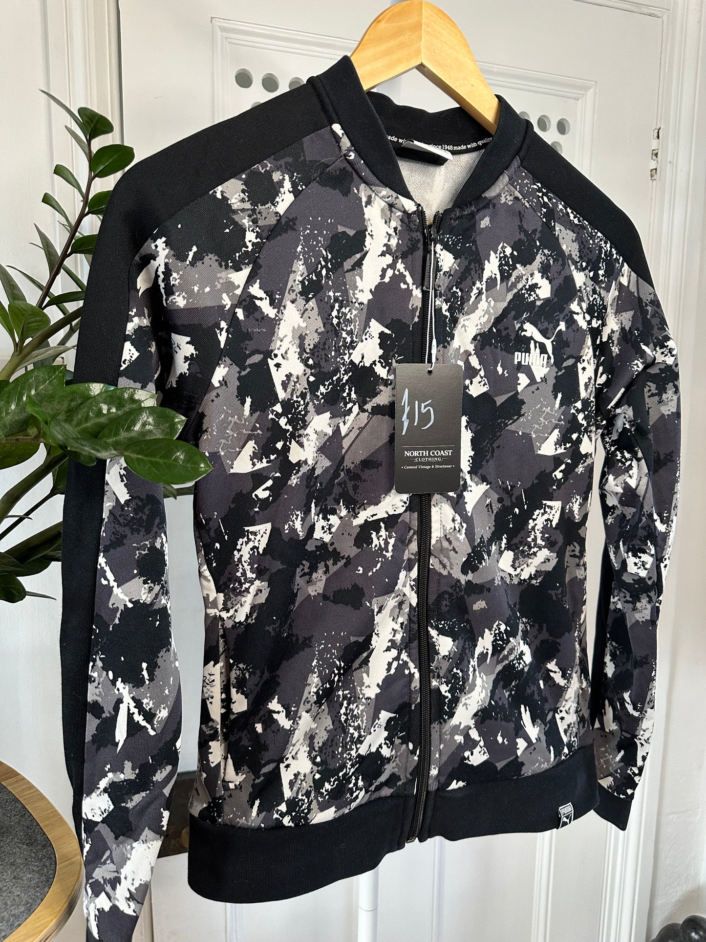 Puma Camo Track Jacket - Women’s Small Fitted