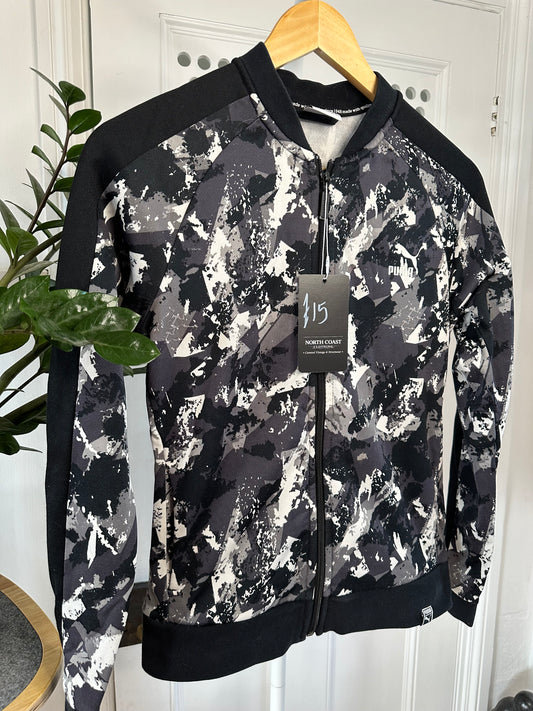 Puma Camo Track Jacket - Women’s Small Fitted