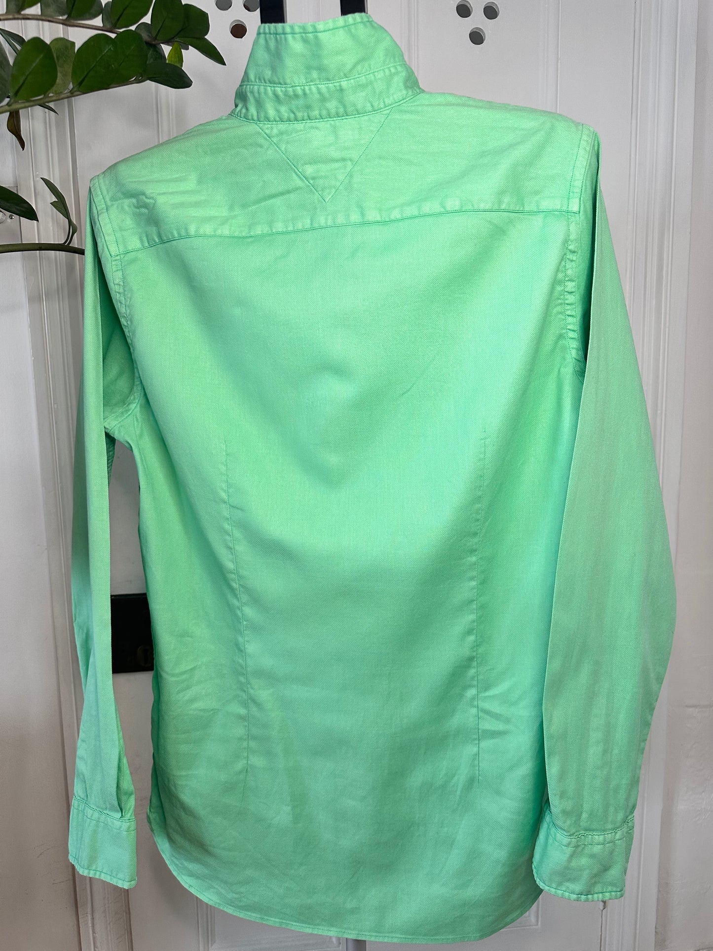 Tommy Hilfiger Men’s Large Green Cotton Shirt