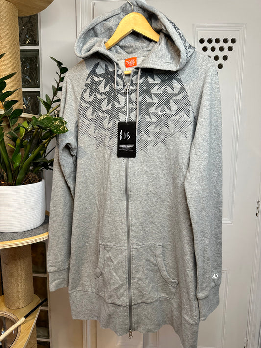 Nike Athletic Department Graphic Hoodie - Grey Women’s XL