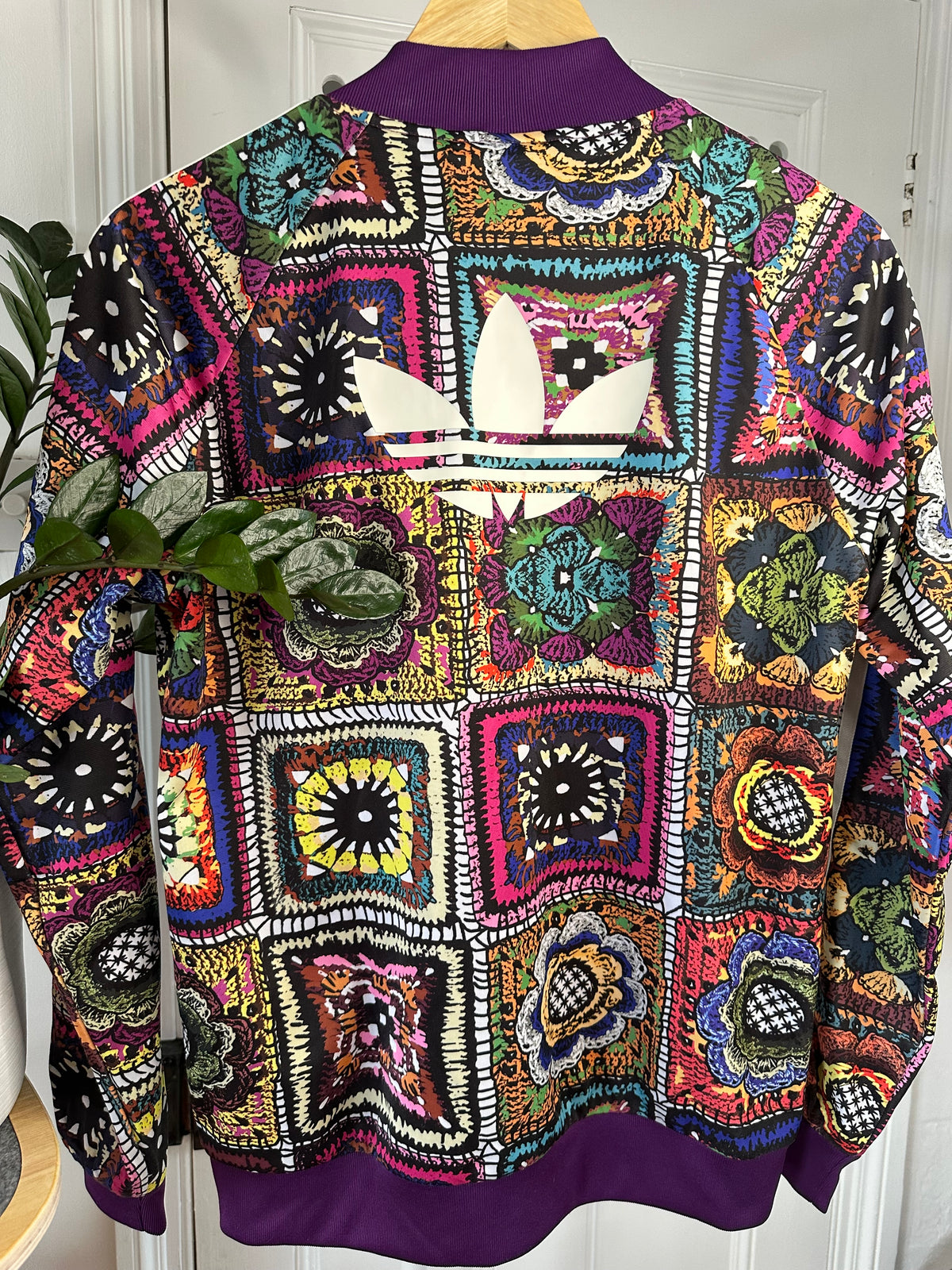 Adidas Originals x Farm Rio Crochet Print Track Jacket – UK 14