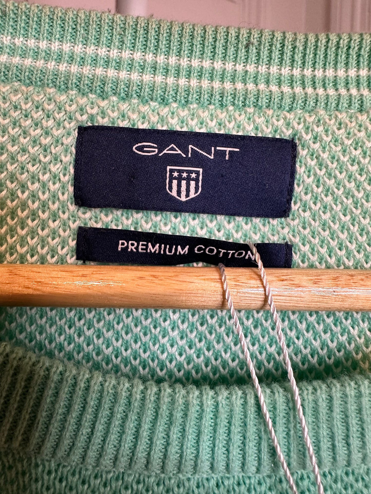 Gant Knit Jumper in Teal - Men’s size XL
