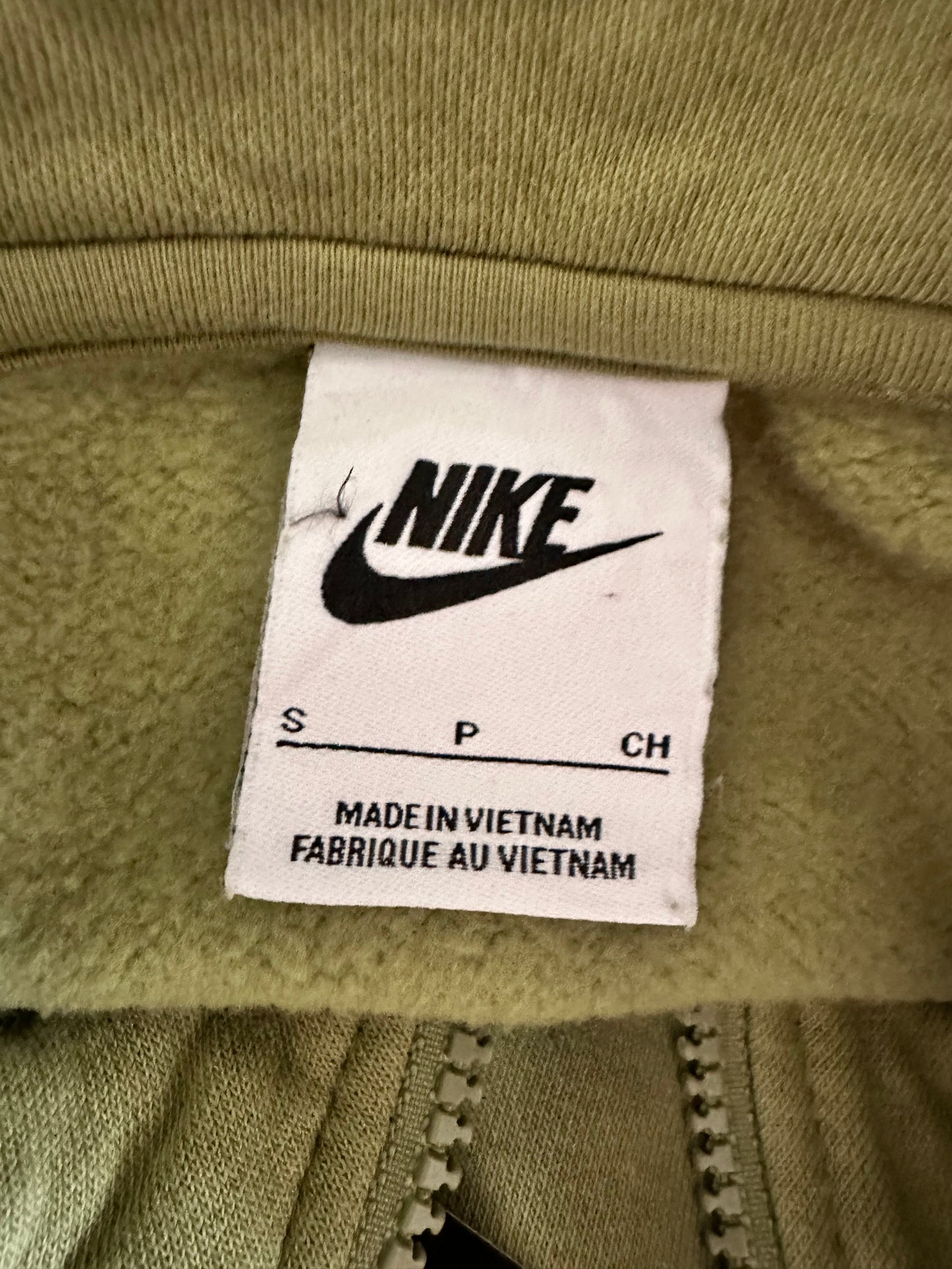 Nike Quarter Zip Sweatshirt Men’s Small - Olive Green